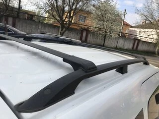 Перемички на рейлінги під ключ (2 шт) до 140 см, Сірий для Mercedes Citan 2013-2021 рр