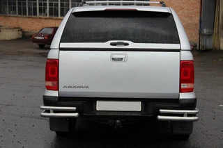 Задні куточки AK003-Double (2 шт., нерж) для Volkswagen Amarok 2010-2022 рр