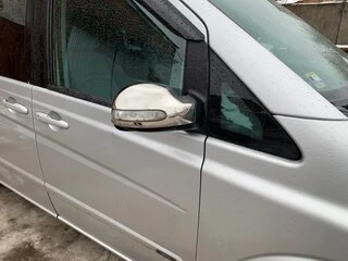 Накладки на дзеркала (2004-2010, Viano, 2 шт, нерж) для Mercedes Viano рр