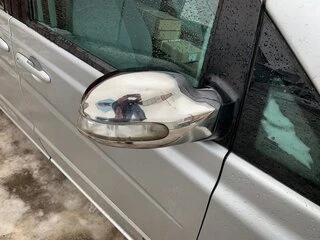 Накладки на дзеркала (2004-2010, Viano, 2 шт, нерж) для Mercedes Vito W639 рр
