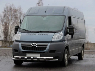 Передня дуга ST015 (нерж.) для Peugeot Boxer 2006-2025 рр