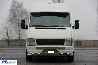 Передній захист ST020 (нерж) для Volkswagen LT 1995-2006 рр