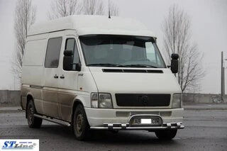 Передній захист ST020 (нерж) для Volkswagen LT 1995-2006 рр
