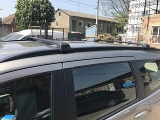 Поперечки під ключ (2 шт) Чорний для Renault Lodgy 2013-2022 рр