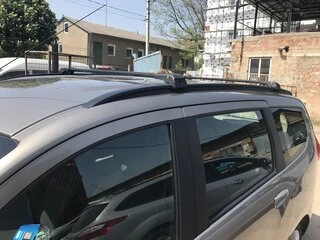 Поперечки під ключ (2 шт) Сірий для Dacia Lodgy 2012-2022 рр