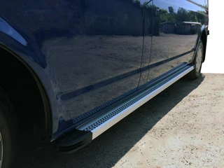 Бокові пороги Maya V2 (2 шт., алюміній) Довга база для Volkswagen T5 Multivan 2003-2010 рр