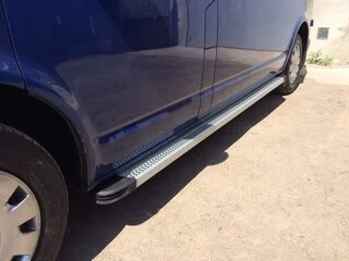 Бокові пороги Maya V2 (2 шт., алюміній) Довга база для Volkswagen T6