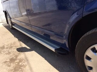 Бокові пороги Maya V2 (2 шт., алюміній) Довга база для Volkswagen T6