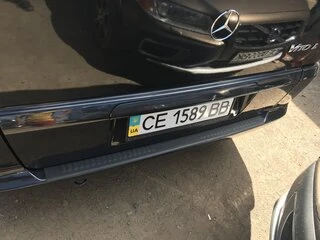Накладка на задній бампер DDU-мат (ABS) для Mercedes Vito W638 1996-2003 рр