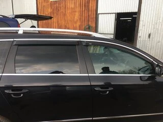 Вітровики з хром молдингом SW (4 шт, HIC) для Volkswagen Passat B6 2006-2012рр