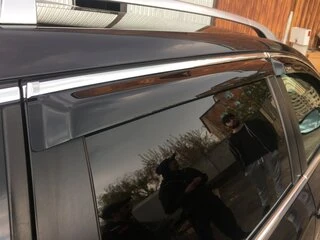 Вітровики з хром молдингом SW (4 шт, HIC) для Volkswagen Passat B6 2006-2012рр