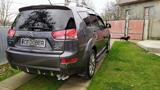 Бокові пороги Bosphorus Grey (2 шт., алюміній) для Mitsubishi Outlander 2006-2012рр