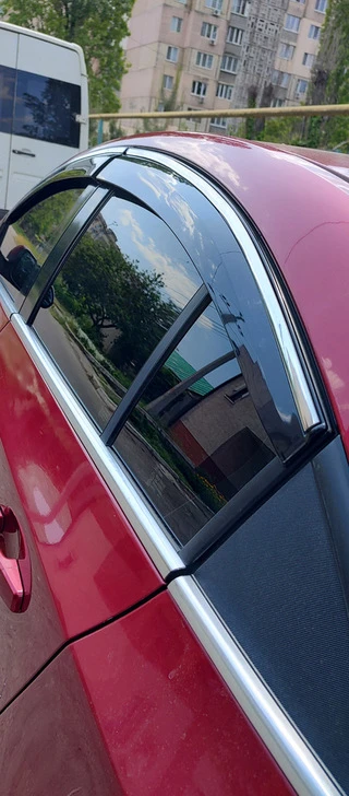 Вітровики з хромом (4 шт., Sunplex Chrome) для Chevrolet Cruze 2009-2015 рр