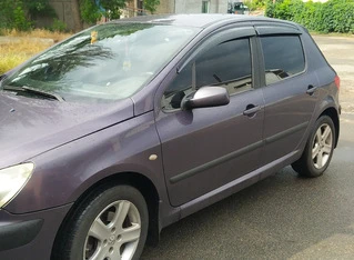 Вітровики HB (4 шт., Sunplex Sport) для Peugeot 307