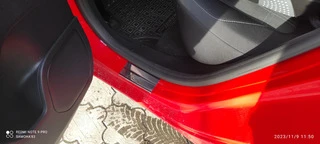 Накладки на пороги (Carmos V1, 4 шт, нерж.) для Ford Fiesta 2008-2017 рр