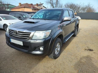 Бокові пороги Sunrise (2 шт., Алюміній) для Toyota Hilux 2006-2015 рр