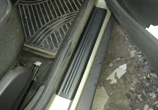 Накладки на внутрішні пороги EuroCap (4 шт, ABS) для Renault Duster 2008-2017 рр