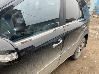 Зовнішня окантовка вікон (4 шт, нерж) Carmos - Турецька сталь для Mercedes ML W164