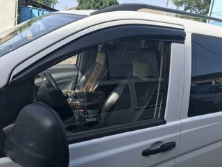 Вітровики (2 шт., Sunplex Sport) для Mercedes Viano 2004-2014 рр