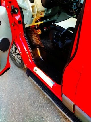 Бокові пороги Maya (2 шт., Алюміній) Коротка база для Fiat Talento 2016- рр