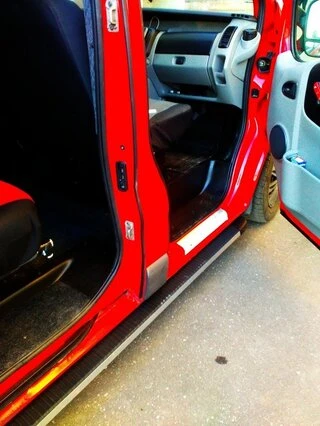 Бокові пороги Maya (2 шт., Алюміній) Коротка база для Fiat Talento 2016- рр