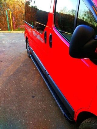 Бокові пороги Maya (2 шт., Алюміній) Коротка база для Fiat Talento 2016- рр