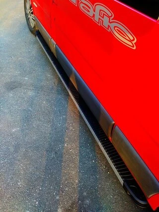 Бокові пороги Maya (2 шт., Алюміній) Коротка база для Fiat Talento 2016- рр