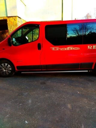 Бокові пороги Maya (2 шт., Алюміній) Коротка база для Fiat Talento 2016- рр