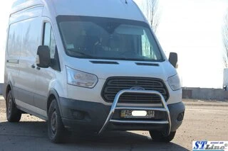 Кенгурятник WT022 (нерж.) для Ford Transit 2014- рр