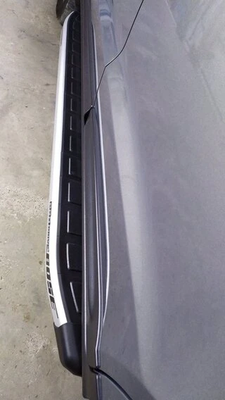 Бокові пороги Fullmond (2 шт, алюм.) для Hyundai Santa Fe 2 2006-2012 рр