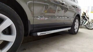 Бокові пороги Fullmond (2 шт, алюм.) для Hyundai Santa Fe 2 2006-2012 рр