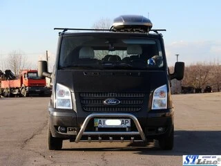 Кенгурятник WT003 (2006-2014, нерж.) для Ford Transit рр