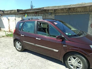 Рейлінги Чорні (2 шт) Коротка база для Renault Scenic/Grand 2003-2009 рр