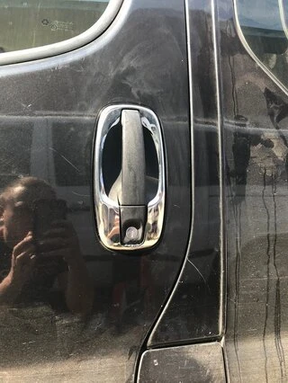 Обведення ручок (4 шт, нерж) для Opel Vivaro 2001-2015 рр