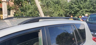 Рейлінги Skyport (Чорні) Коротка база для Toyota Rav 4 2006-2013 рр