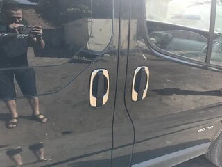 Обведення ручок (4 шт, нерж.) для Nissan Primastar 2002-2014 рр