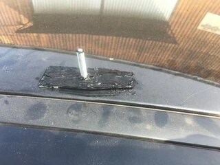 Рейлінги ХРОМ Пластикові ніжки для Nissan Qashqai 2007-2010 рр