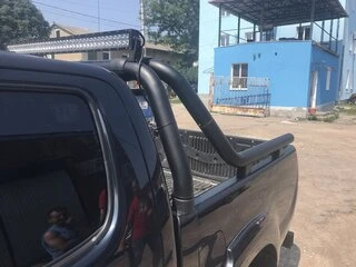 Дуга на кузов (чорна) 60мм для Toyota Hilux 2006-2015 рр