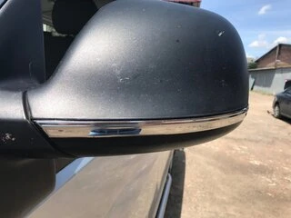 Смужки на дзеркала (2 шт., нерж) для Volkswagen Amarok 2010-2022 рр