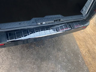 Накладка на задній бампер Чорний хром (нерж) для Fiat Talento 2016- рр