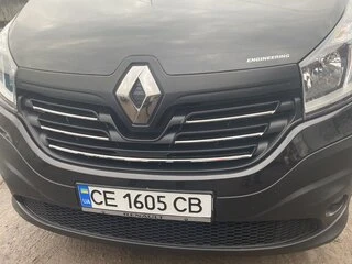 Накладки на решітку 2015-2019 (5 шт, нерж) Carmos - Турецька сталь для Renault Trafic 2015- рр