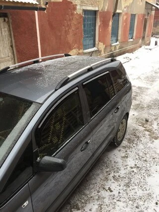 Рейлінги алюмінієві (Caravan, хром) для Opel Zafira B 2005-2011 рр
