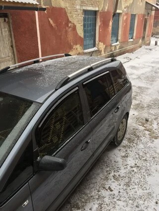 Рейлінги алюмінієві (Caravan, хром) для Opel Zafira B 2005-2011 рр