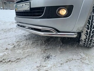 Передній вус подвійний Vegas 2010-2016 (нерж) d70/42 мм для Volkswagen Amarok рр