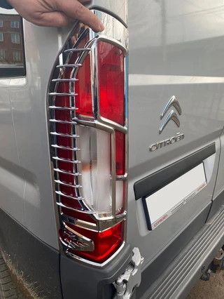 Накладки на стопи 2014-2025 (2 шт, пластик) для Citroen Jumper рр