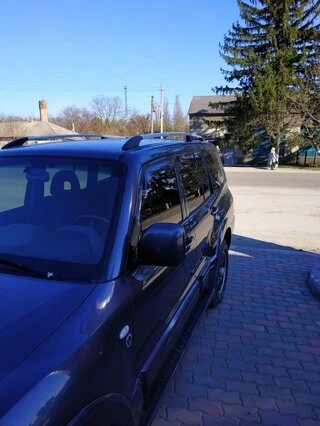 Рейлінги Хром турецький дизайн (2 шт) для Mitsubishi Pajero Wagon IV