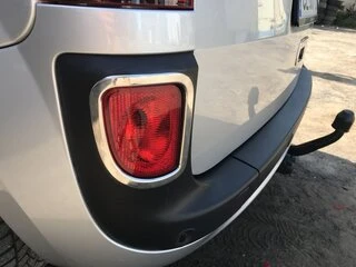 Обведення заднього рефлектора (2 шт, нерж) для Mercedes Citan 2013-2021 рр