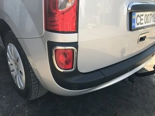 Окантовка задніх рефлекторів (2 шт, нерж.) для Renault Kangoo 2008-2020 рр