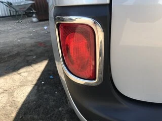 Обведення заднього рефлектора (2 шт, нерж) для Mercedes Citan 2013-2021 рр