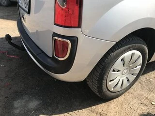 Обведення заднього рефлектора (2 шт, нерж) для Mercedes Citan 2013-2021 рр